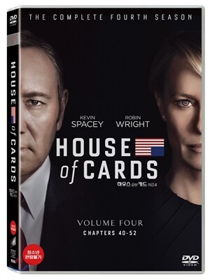 House Of Cards - Season 4 Blu-ray 4-Disc Korea Import Region A English Sub