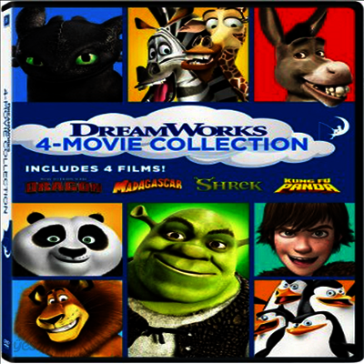Dreamworks 4-Movie Collection (드림웍스 4 무비 컬렉션)(지역코드1)(한글무자막)(DVD)