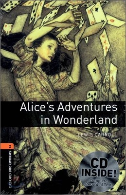 Oxford Bookworms Library 2 : Alice's Adventures in Wonderland (Book + CD)