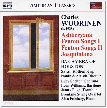 Da Camera of Houston 찰스 우리넨: 실내악과 성악 작품집 (Charles Wuorinen: Ashberyana, Josquiniana, Fenton Song 1&2)