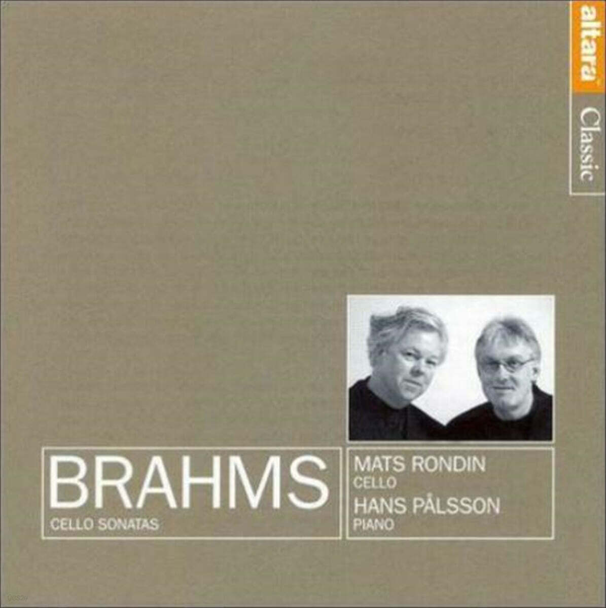 Hans Palsson 브람스: 첼로 소나타,  바이올린 소나타 (Johannes Brahms : Cello Sonata Op.38, Op.99, Violin Sonata Op.78)