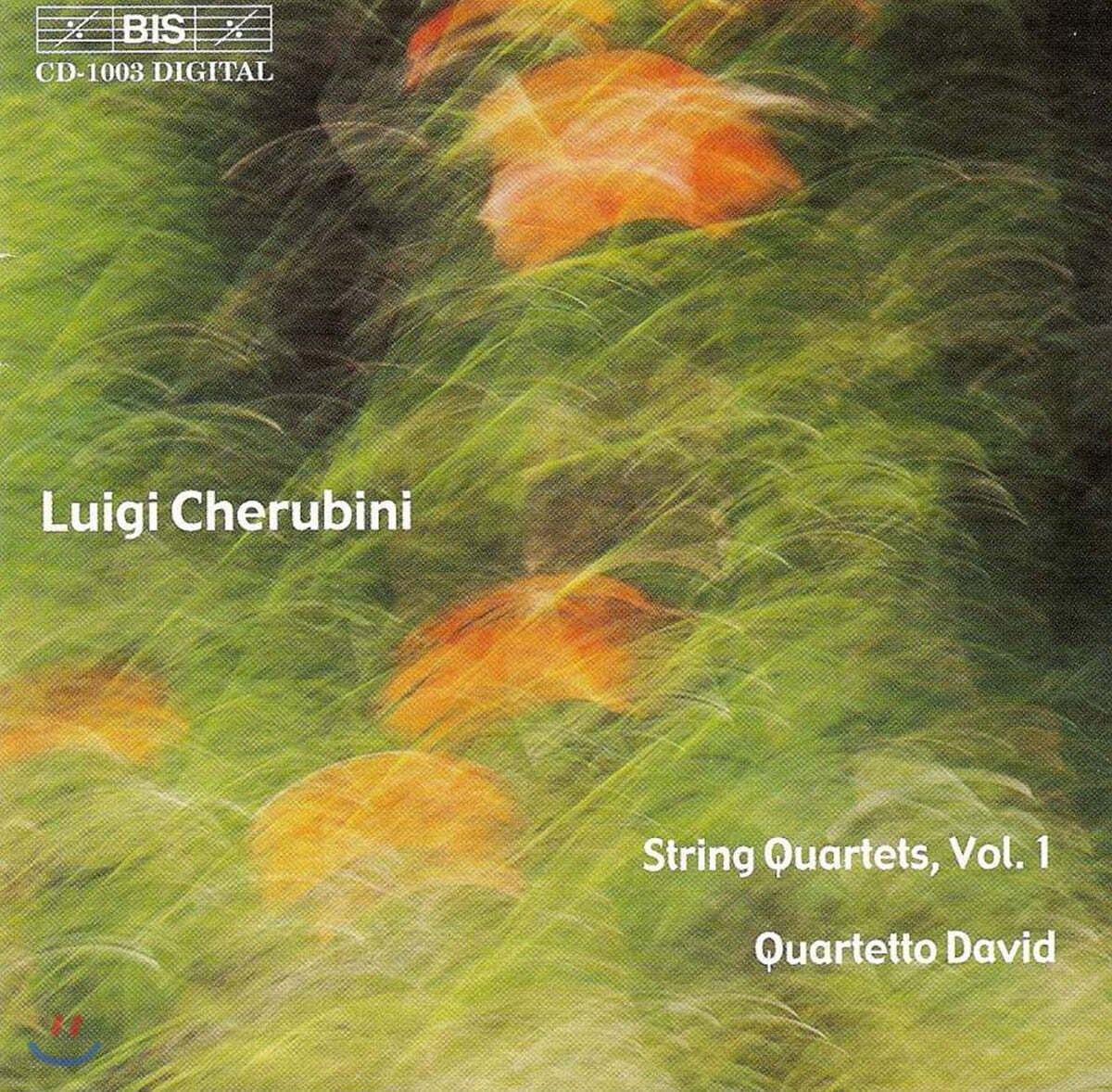 Quartetto David 케루비니: 현악 사중주 1집 (Cherubini : String Quartets Vol.1)