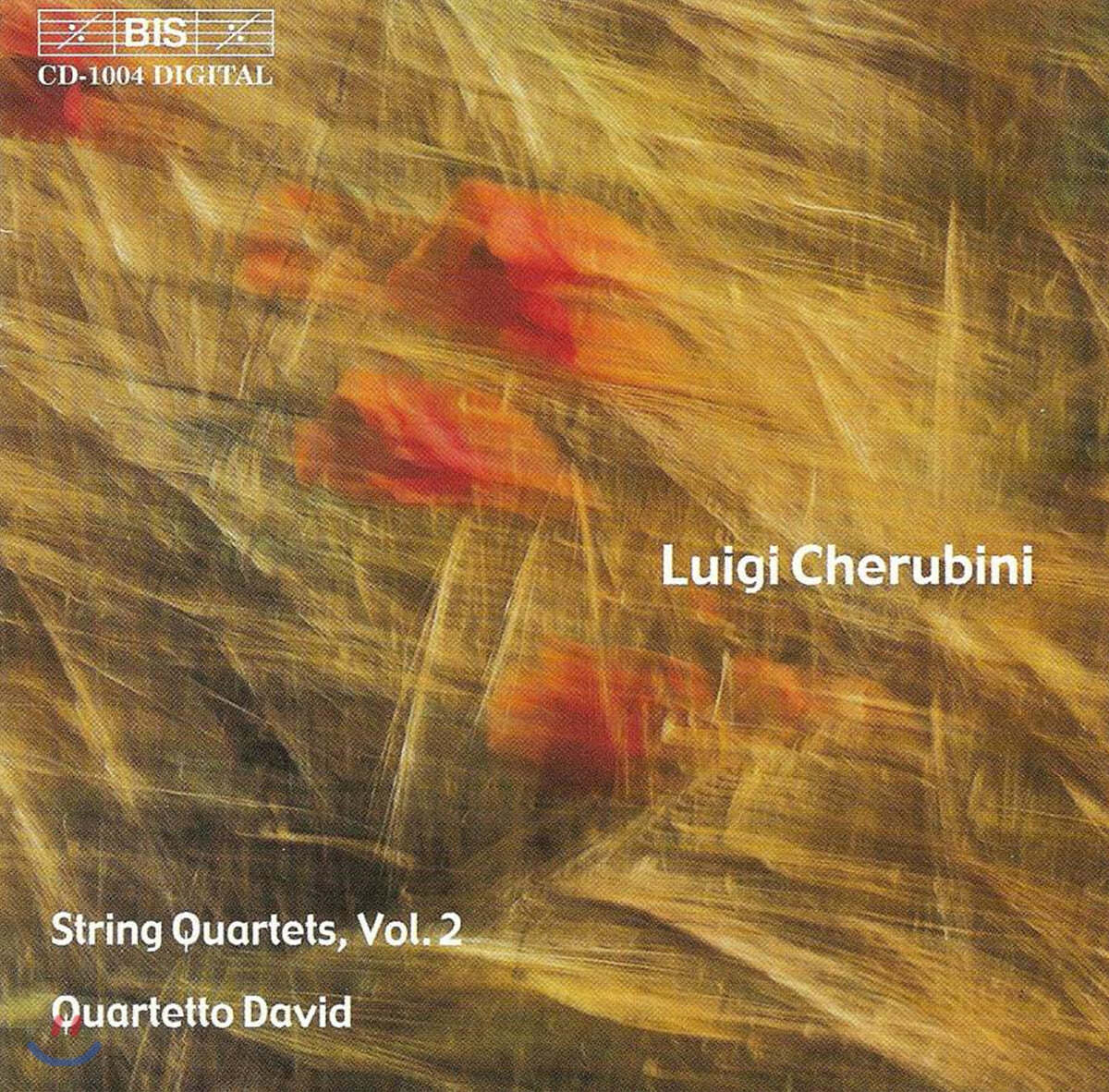 Quartetto David 케루비니: 현악 사중주 2집 (Cherubini : String Quartets Vol.2)