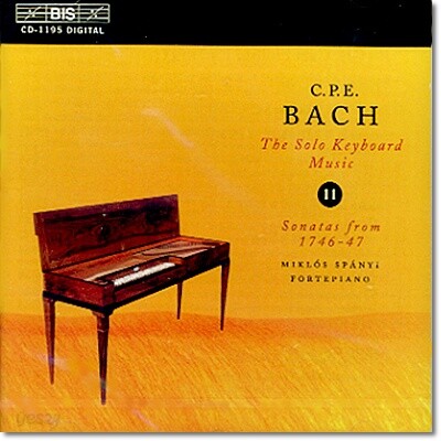 Miklos Spanyi 칼 필립 엠마누엘 바흐: 솔로 키보드 음악 11집 (C.P.E. Bach: The Solo Keyboard Music)