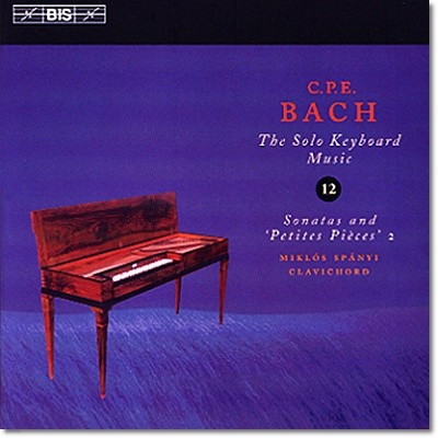 Miklos Spanyi Į ʸ  : ַ Ű  12 (C.P.E. Bach: The Solo Keyboard Music)