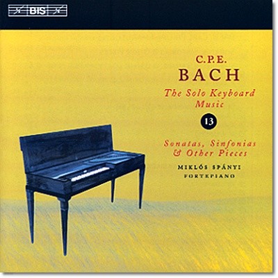 Miklos Spanyi Į ʸ  : ַ Ű  13 (C.P.E. Bach: The Solo Keyboard Music)