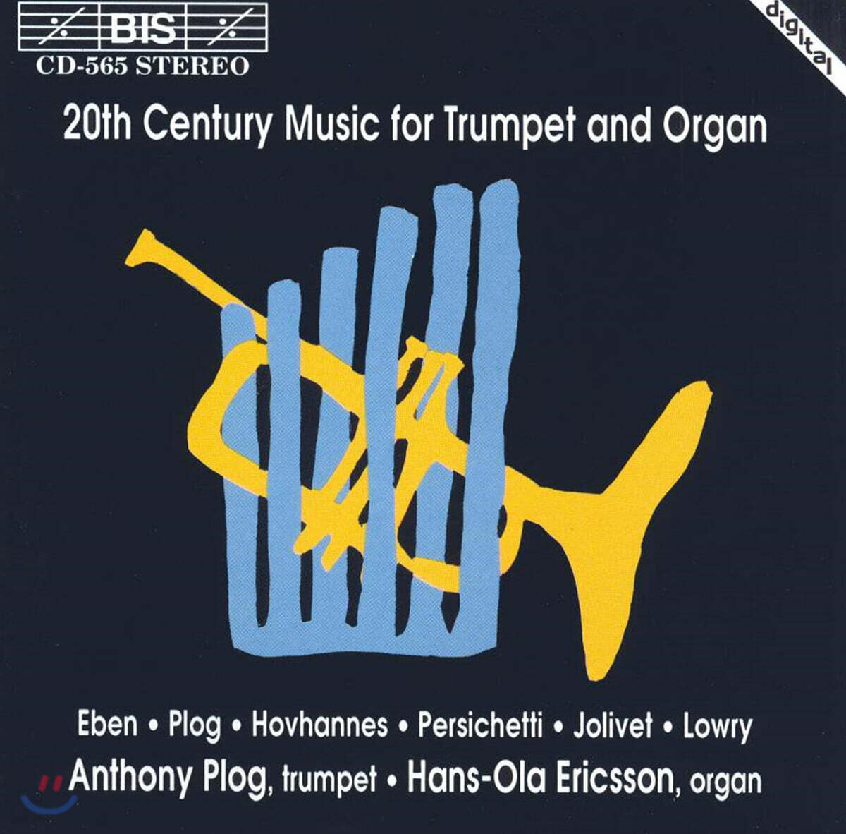 Anthony Plog / Hans-ola Ericsson 트럼펫과 오르간으로 연주한 20세기 음악