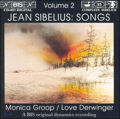 Monica Groop ú콺:  2 (Sibelius: Songs, Vol. 2)