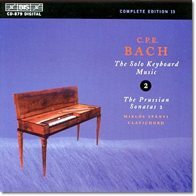 Miklos Spanyi Į ʸ  : ַ Ű  2 (C.P.E. Bach: The Solo Keyboard Music)