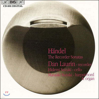 Dan Laurin : ڴ ҳŸ (Handel: Recorder Sonatas)