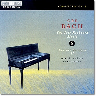 Miklos Spanyi Į ʸ  : ַ Ű  6 (C.P.E. Bach: The Solo Keyboard Music)
