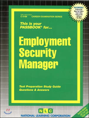 Employment Security Manager: Passbooks Study Guide