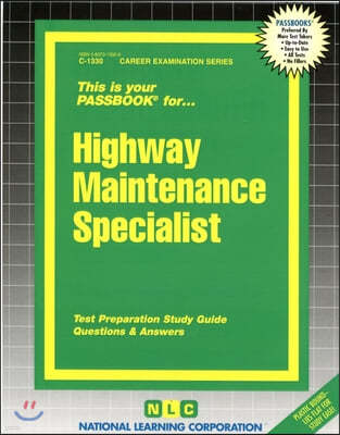 Highway Maintenance Specialist: Passbooks Study Guide