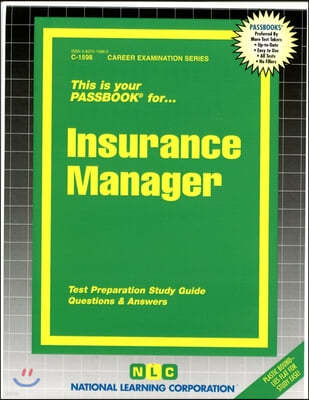 Insurance Manager: Passbooks Study Guide
