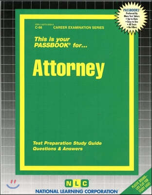 Attorney: Passbooks Study Guide