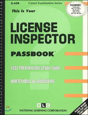 License Inspector: Passbooks Study Guide