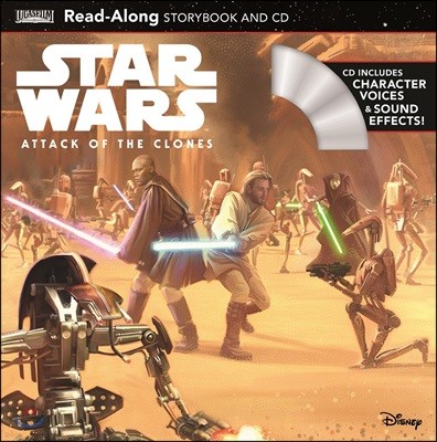 [ũġ Ư] Star Wars Star Wars: Attack of the Clones Read-Along Storybook and CD