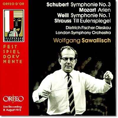 Wolfgang Sawallisch Ʈ:  3 / :  1 (Schubert: Symphony D200 / Weill: Symphony No.1) 