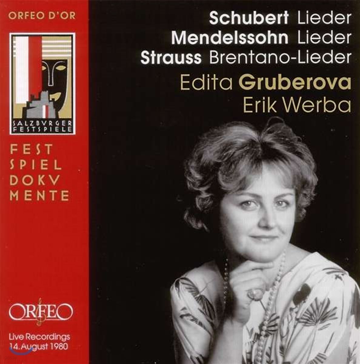 Edita Gruberova 슈베르트 / 멘델스존 / 리하르트 슈트라우스: 가곡집 (Schubert / Mendelssohn / R. Strauss: Lieder)
