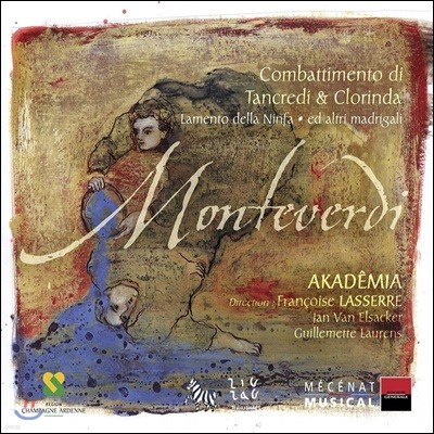 Francoise Lasserre 클라우디오 몬테베르디: 탄크레디와 클로린다의 싸움, 요정의 탄가 (Monteverdi: Il Combattimento di Tancredi e Clorinda)