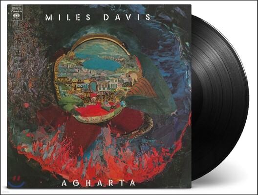 Miles Davis,Michael Henderson,Mtume,Al Foster,Reggie Lucas,Pete Cosey,Sonny Fortune — Miles Davis (마일즈 데이비스) - Agharta 앨범 커버