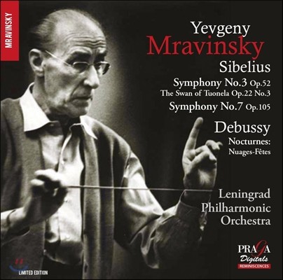 Yevgeni Mravinsky ú콺:  3,7, ڶ  / ߽: ߻ - Դ ǶŰ, ѱ׶ ϸ (Sibelius: Symphonies, Swan of Tuonela / Debussy: Nocturnes 'Nuages & Fetes')