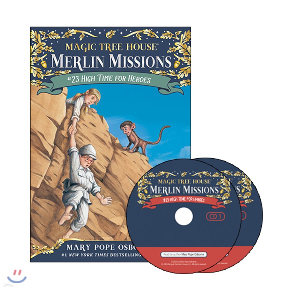Merlin Mission #23 : High Time for Heroes (Book + CD)