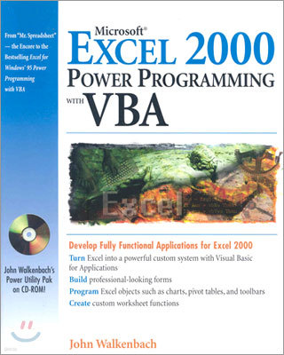 Microsoft Excel 2000 Power Programming with VBA [With CDROM]