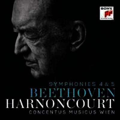 Nikolaus Harnoncourt — 베토벤: 교향곡 4번 & 5번 (Beethoven: Symphonies Nos.4 & 5) - Nikolaus Harnoncourt 앨범 커버