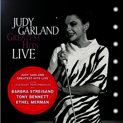 Judy Garland — Greatest Hits Live 앨범 커버
