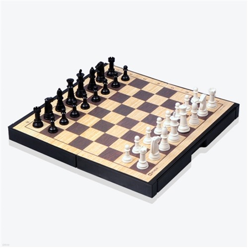 [명인바둑] 중형 자석 체스(단면) M-200/ABC미니체스교본 포함 /보드게임
