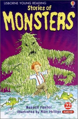 Usborne Young Reading Audio Set Level 1-22 : Stories of Monsters (Book & CD)