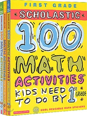 Scholastic 100 Math Activities Kids Need to Do by 1st Grade + 2nd Grade +  3rd Grade Ʈ