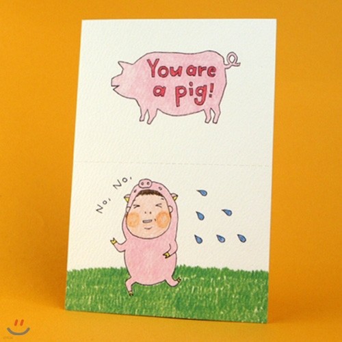 2in1card-You are a pig!