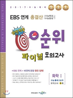 EBS 연계 총결산 0순위 파이널 모의고사 화학 1 (2016년)