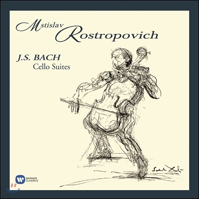 Mstislav Rostropovich :  ÿ  1-6  - νƮġ (J.S. Bach: Cello Suites BWV1007-1012) [4LP]