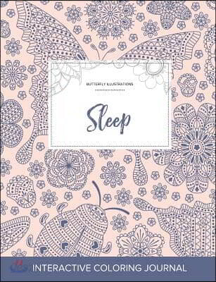 Adult Coloring Journal: Sleep (Butterfly Illustrations, Ladybug)