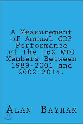 A Measurement of Annual Gdp Performance of the 162 Wto Members: Between 1989-2001