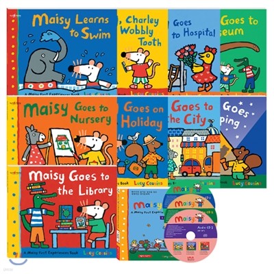 [세이펜] 메이지 영어그림책 9종 세트A : A Maisy First Experiences (Book + CD)