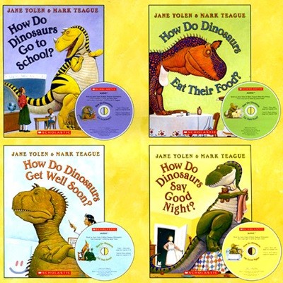How Do Dinosaurs? Collection 4 Books and 4 CD