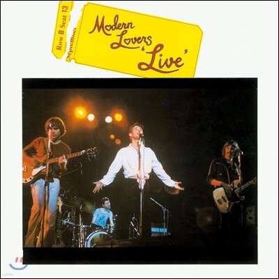 the Modern Lovers — Live 앨범 커버