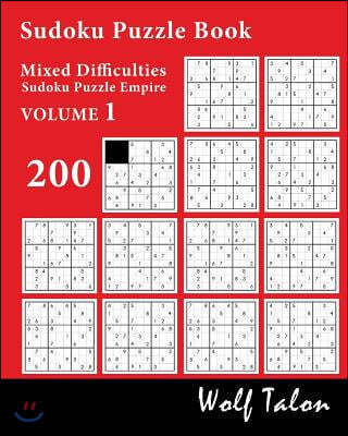 Sudoku Puzzle Book Mixed Difficulties - 200 Puzzles