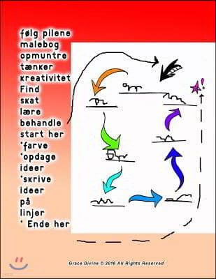 f?lg pilene malebog opmuntre t?nker kreativitet Find skat l?re behandle start her *farve *opdage ideer *skrive ideer p? linjer * Ende her