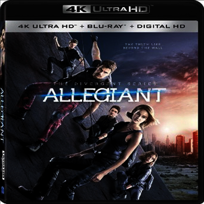 The Divergent Series: Allegiant (다이버전트 시리즈: 얼리전트) (한글무자막)(4K Ultra HD + Blu-ray + Digital HD)