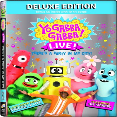 Yo Gabba Gabba Live: Deluxe Edition (   ̺: 𷰽 )(ڵ1)(ѱ۹ڸ)(DVD)