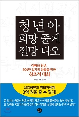 청년아 희망 줄게 절망 다오