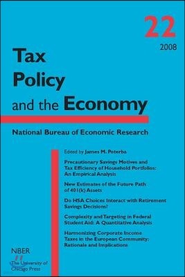 Tax Policy and the Economy, Volume 22, 22