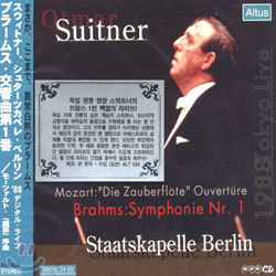 Brahms : Symphony No.1 / Mozart : Die Zauberflote : Staatskapelle BerlinSuitner