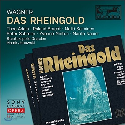 Marek Janowski / Theo Adam / Roland Bracht 바그너: 라인의 황금 - 테오 아담, 롤란트 브라흐트, 페터 슈라이어, 마렉 야노프스키 (Wagner: Das Rheingold)