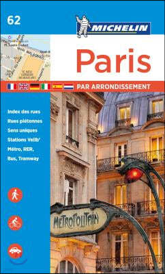 Michelin Paris by Arrondissements Pocket Atlas #62